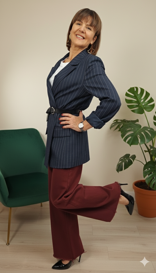 Blazer "Gessato Over"